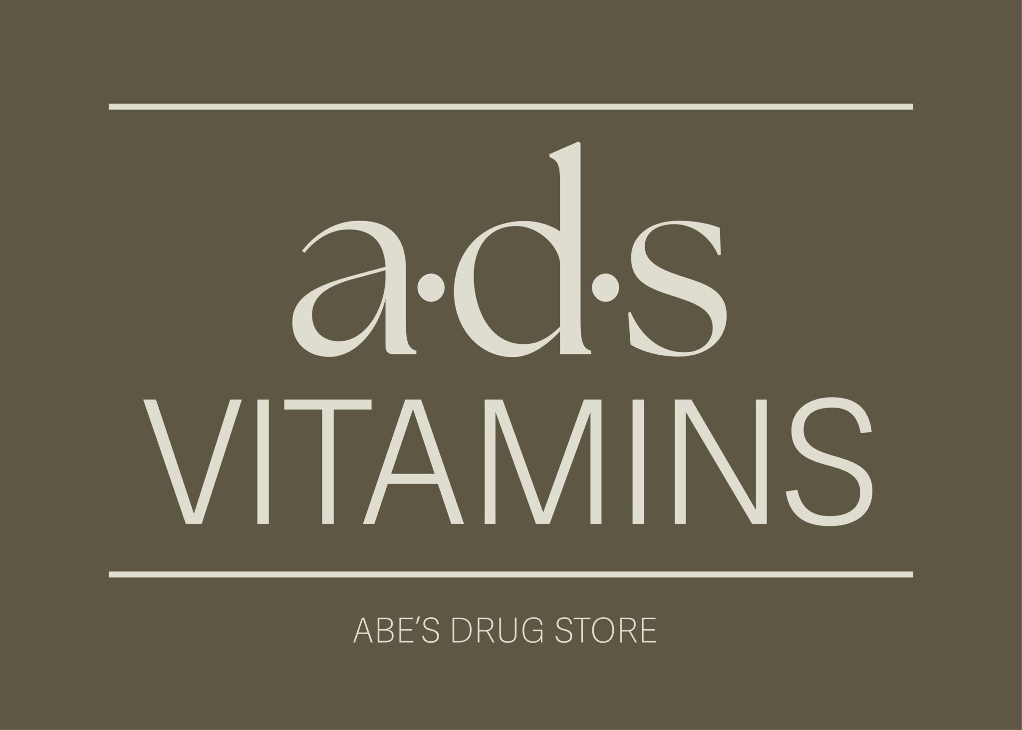 Olive a·d·s Vitamins store card